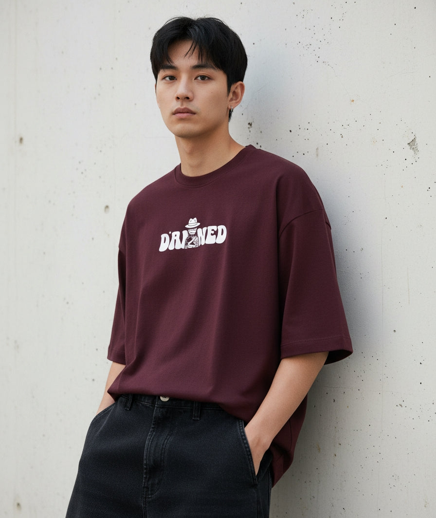 Lost Soul - Back Print Oversized Tee