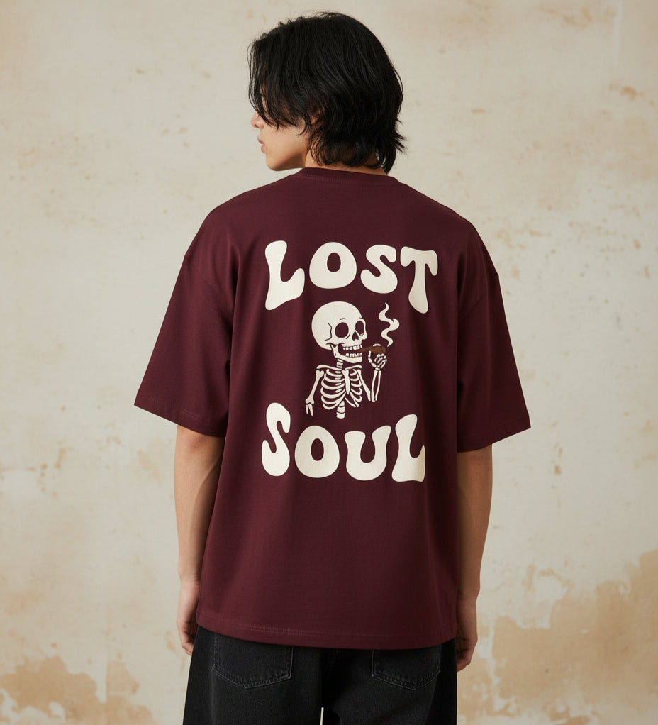 Lost Soul - Back Print Oversized Tee