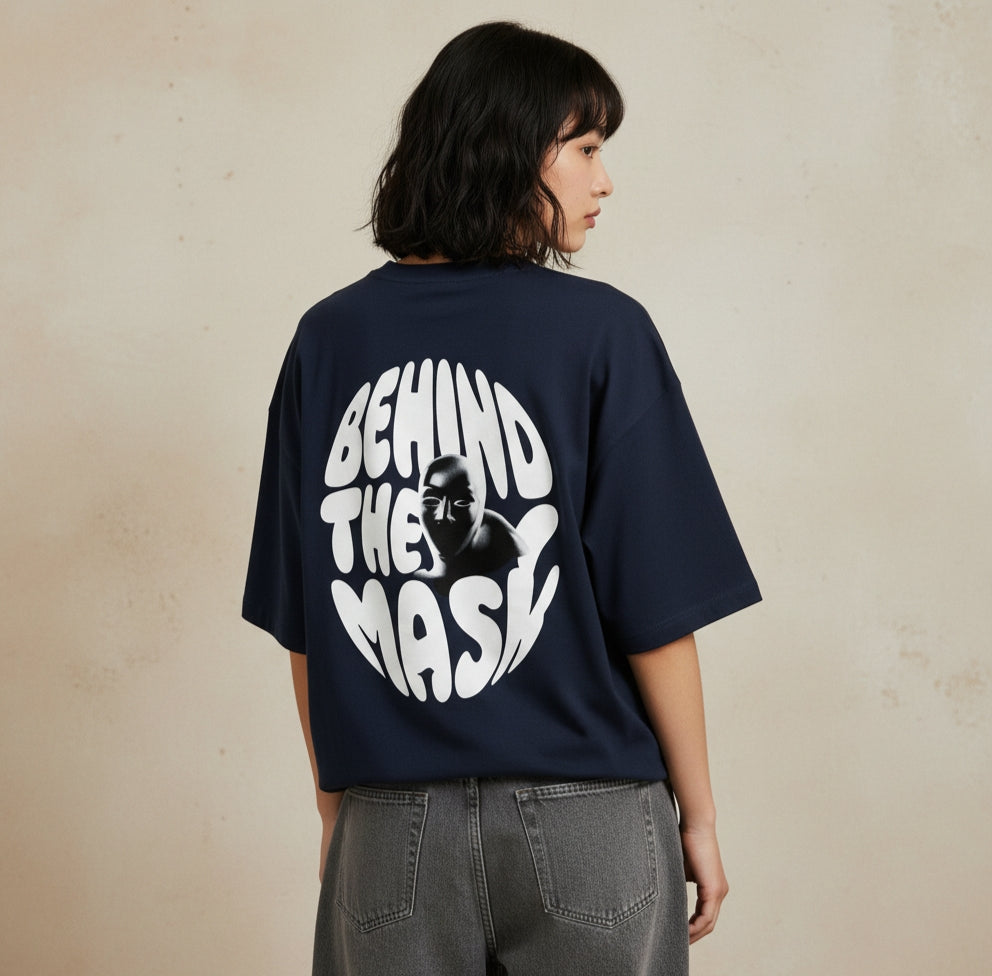 Behind The Mask - Unisex Oversized Tee